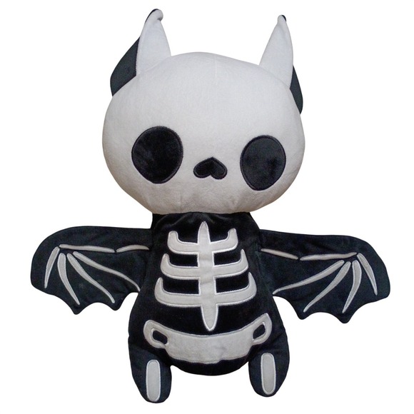 Sleepyville Critters Handbags - Sleepyville Critters Bat Skeleton Plush Mini Backpack Gothic Spooky Halloween